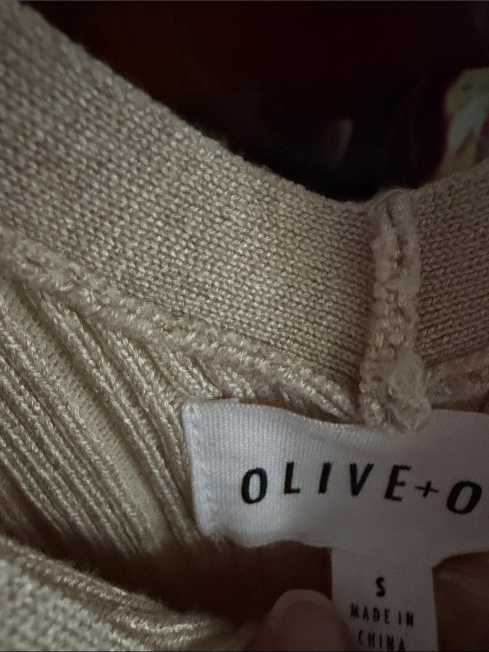 Olive & Oak Ribbed V-Neck Maxi Dress in Beige - Picture 2 of 8
